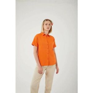 Camasa Slim Fit - Portocaliu Aprins - Textil imagine