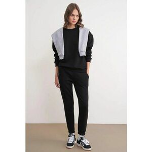 Trening dama - Sweatshirt & Jogger - negru - jerseu imagine
