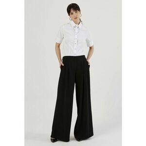 Pantaloni cu croiala ampla - Negru imagine