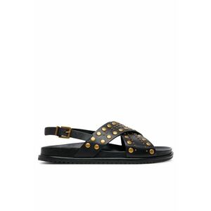 Sandale dama - Nero 00006 - piele naturala - negru imagine