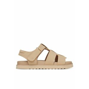Sandale dama - model HY86009-20 - bej - tesatura imagine