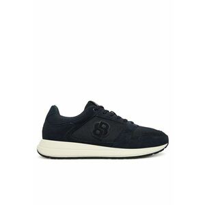 Pantofi sport barbati model Vinston - piele naturala - albastru inchis - imagine