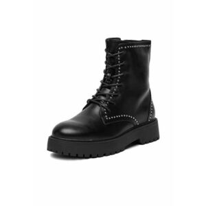 Botine dama 24ST0121-1 - Textil - Negru imagine