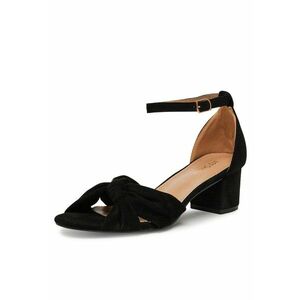 Sandale dama - negru - cu toc imagine