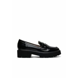 Mocasini dama material textil - Negru imagine