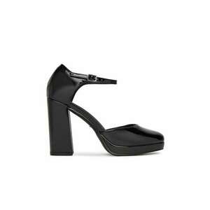 Pantofi dama - piele ecologica - negru imagine
