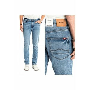Blugi Slim Fit Barbati - Albastru imagine