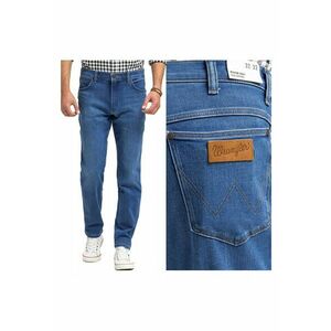 Blugi Barbati - River - Straight Fit - Talie Inalta - Fermoar - Lungi - 5 Buzunare - Bumbac - Albastru - Albastru imagine