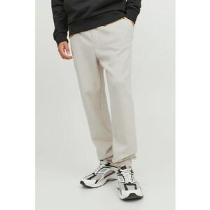 Pantaloni regular fit de trening cu snururi - Alb fildes imagine