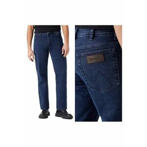 Blugi Barbati - Texas - Straight Fit - Talie Medie - Fermoar - Lungi - 5 Buzunare - Bumbac - W35-L34 - Albastru imagine