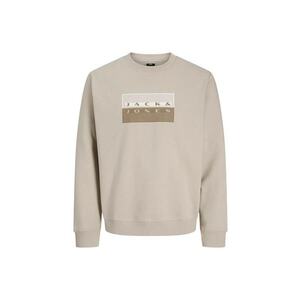 Bluza JACK &JONES Fusion Graphic Sweat Crew 54395 - Bej imagine