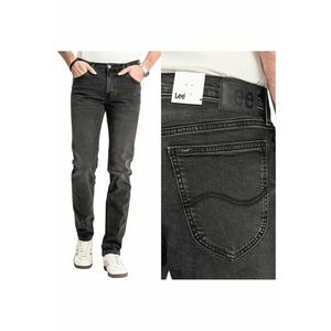 Blugi Barbati - Daren Zip Fly - Slim Fit - Talie Joasa - Fermoar - Lungi - 5 Buzunare - Bumbac - W36-L32 - Negru imagine