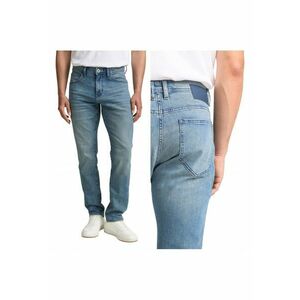 Blugi Barbati - Josh Regular - Straight Fit - Talie Medie - Fermoar - Lungi - 5 Buzunare - Bumbac - W34-L30 US - Albastru imagine