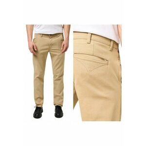 Pantaloni Barbati - Casey Chino - Straight Fit - Talie Medie - Fermoar - Lungi - 5 Buzunare - Bumbac - Bej - Bej imagine