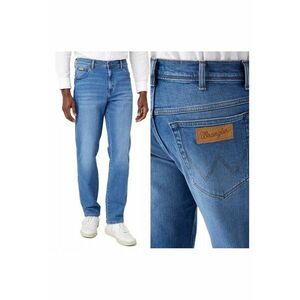 Blugi Barbati - Texas - Straight Fit - Talie Medie - Fermoar - Lungi - 5 Buzunare - Bumbac - W36-L32 US - Albastru imagine