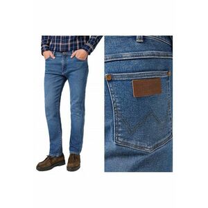 Blugi Barbati - Larston - Slim Fit - Talie Joasa - Fermoar - Lungi - 5 Buzunare - Bumbac - W32-L34 - Albastru imagine