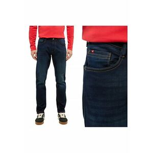 Blugi Barbati - Style Oregon Slim - Slim Fit - Talie Joasa - Fermoar - Lungi - 5 Buzunare - Bumbac - W30-L30 US - Albastru imagine