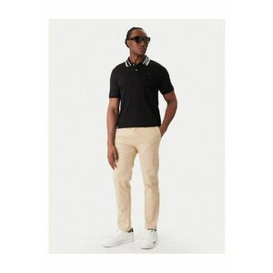 Tricou barbati negru - bumbac - polo imagine