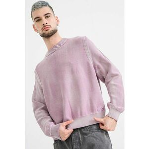 Pulover cu decolteu la baza gatului Sebu - Lila pal imagine