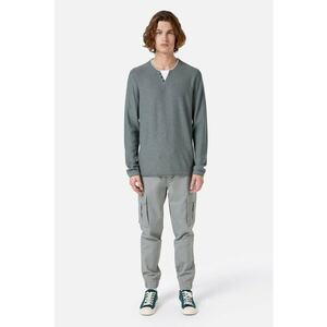 Pulover tricotat fin - Verde pal imagine