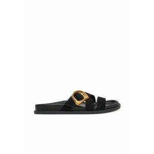 Slapi dama - MOIRA-E252765LM - piele naturala - negru imagine