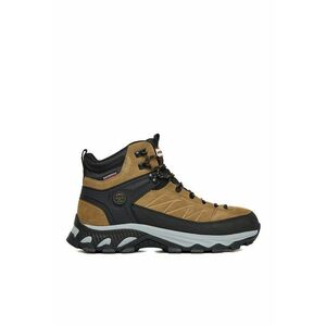 Ghete barbati trekking piele naturala - Negru/Maro imagine