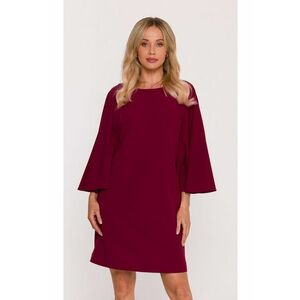 Rochie cu maneci liliac - pruna imagine
