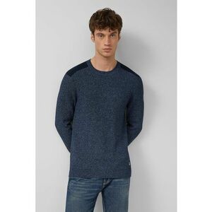 Pulover slim-fit - Albastru inchis imagine
