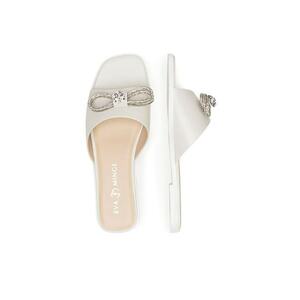 Slapi dama - AVA-V903L-2-1 - piele naturala - alb imagine