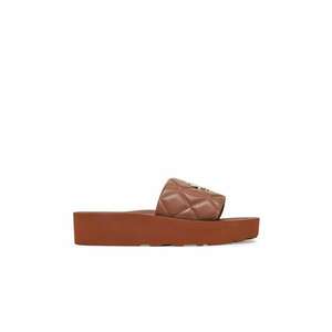 Slapi - Caramel - piele naturala - pentru femei imagine