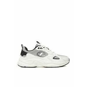 Pantofi sport dama - textil - negru/alb - imagine