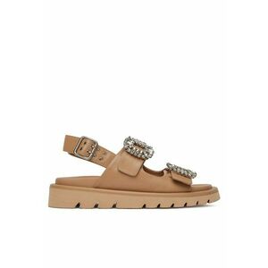 Sandale dama - SNOWDROP-I75-563 - bej - piele naturala imagine
