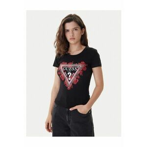 Tricou dama - Negru/Rosu imagine