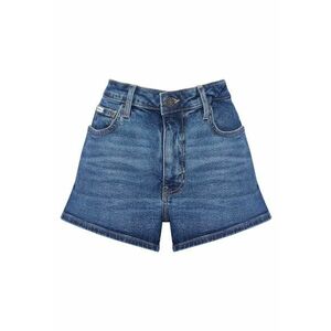 Blugi scurti dama - din denim - albastru imagine