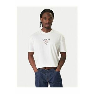 Tricou barbati alb - bumbac imagine
