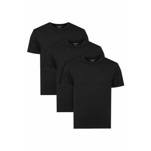 Set 3 tricouri barbatesti negru - bumbac imagine