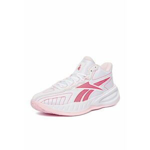Pantofi sport baschet unisex - alb-roz - textil imagine