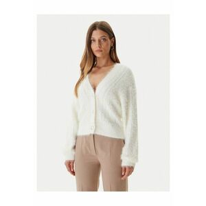 Cardigan dama crem - pulover elegant imagine