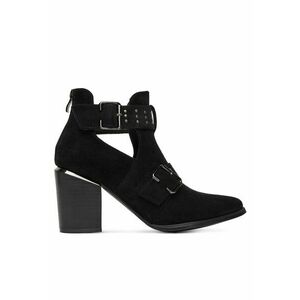 Botine dama 7612-7 - Textil - Negru imagine