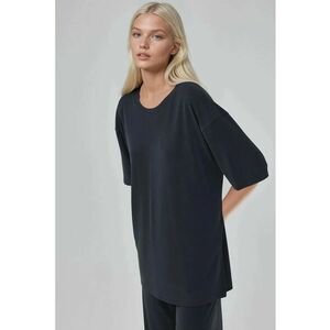 Tricou dama gri carbune imagine