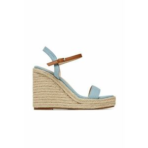 Sandale dama albastri - material textil - imagine