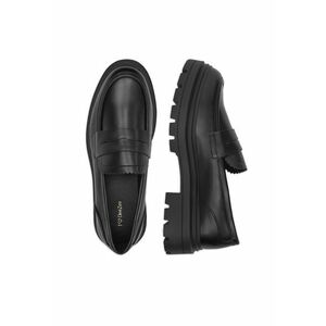 Mocasini dama - piele ecologica - negru - Negru imagine