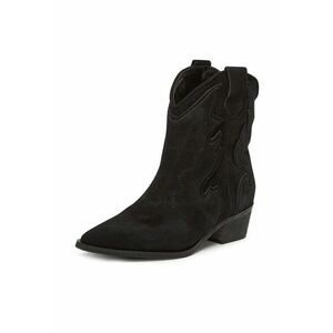 Botine dama 3523-9 - Textil - Negru imagine