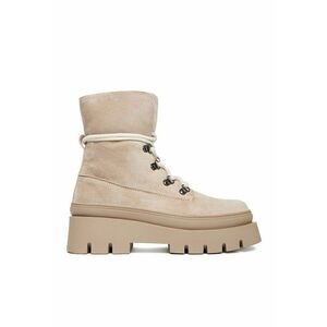 Botine dama 60063-5 - Textil - Bej imagine