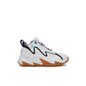 Pantofi sport copii - adidasi baieti - alb - material textil imagine