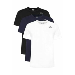 Set tricouri barbatesti negru - alb - bleumarin - bumbac imagine