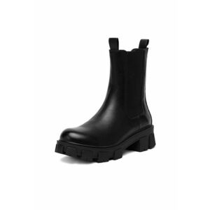 Botine dama 12837-22 - Textil - Negru imagine