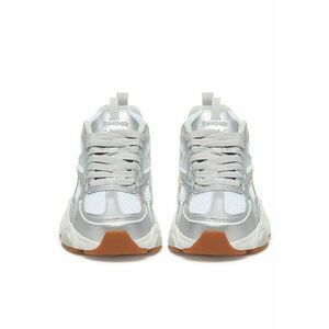 Pantofi sport dama - CHARGE - piele naturala - argintiu imagine