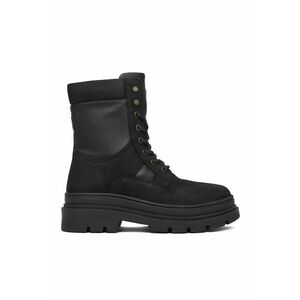 Ghete dama piele naturala - negru - CEO-WI45-VR-3400-02 imagine