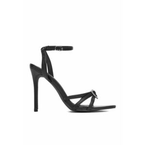 Sandale dama model SWEETIE - Negru - Piele ecologica imagine